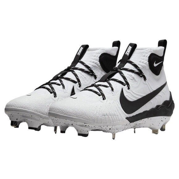Size 9 Nike Alpha Huarache NXT White Black Mens Baseball Cleats DJ6517-107 main image 7